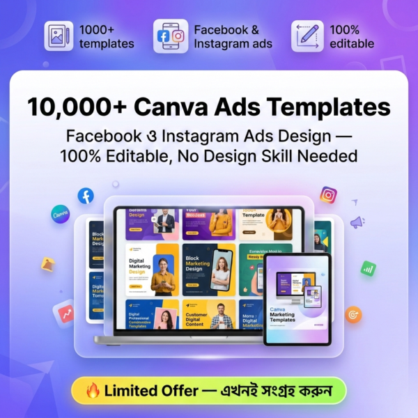 Canva Editable Template Bundle 10,000+