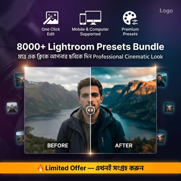 8000+ Lightroom Presets Ultimate Bundle (Mobile + Desktop)